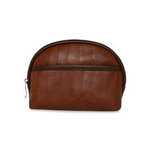 MBOSS Faux Leather Travel Toiletry Pouch and Toiletry Kit
