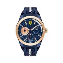 Scuderia Ferrari RED REV T Analog Blue Round Dial Men's Watch (0830379)