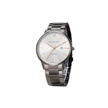 Giordano Men Diamond-Marked Silver Dial Analog Watch - GZ-50101 (M)