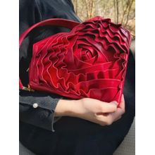 Tann Trim Womens The Heart Bag Red Hand Bag
