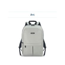 CARRIALL Arc Casual Grey Laptop Backpack for Men and Women (M)