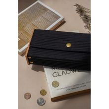 Lukka Chuppi Mini Clutch Textured Black