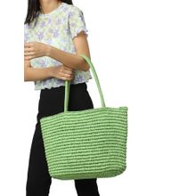 ONLY Women Braided Green Bag