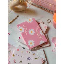 Fangled Little Dramatic Pocket Notebook Softcover 128 Pages, Floral Pink Funny Notebook