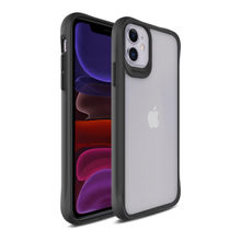 DailyObjects Black Hybrid Clear Case Cover for iPhone 11 6.1 inch