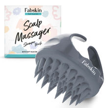Fabskin Hair Scalp Massager & Shampoo Hair Brush - Grey