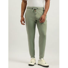 United Colors of Benetton Solid Regular Fit Joggers-Green