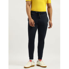 United Colors of Benetton Solid Regular Fit Joggers-Blue