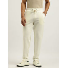 United Colors of Benetton Solid Regular Fit Trackpant-Off White