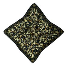 HILO Design Baroque Pattern Silk Pocket Square