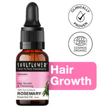 Soulflower Rosemary Essential Oil 100% Pure and Natural for Moisturising Skin, Hair Nourishment