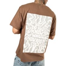 RHINO CULT Brown Know Yourself Oversize T-Shirt