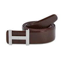 Tommy Hilfiger Enfield Mens Leather Belt Brown Small (8903496127331)