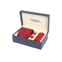 Tossido Maroon Gift Set