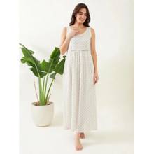 The Kaftan Company Meadow Lace White Nightgown