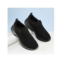 Campus REASON Men Black Walking Shoes