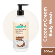 MCaffeine Coconut Cream Body Wash With Calming Coconut Aroma, Mildly Cleanses For Soft & Smooth Skin