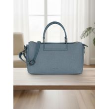 ESBEDA Blue Solid Pu Handbag with Detachable Strap