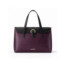 KLEIO Wine Solid Vegan Leather Handbag