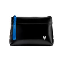 MIRAGGIO Black Solid Pu Pouch
