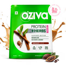 OZiva Protein & Herbs For Women - Chocolate For Better Metabolism & Skin
