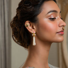 Shaya by CaratLane Chalka Re Earrings In Gold Plated Brass