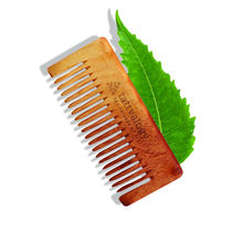 Tattvalogy Raw Neem Comb-Wide toothed, Boosts Blood Circulation, Hair Growth & Reduces Scalp Issues