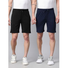 TOM BURG Men Multi-Color Mid Waist Regular Fit Shorts (Pack of 2)