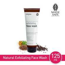 Sirona Exfoliating Face Wash for Men & Women, Facial Cleanser With Apricot & Flax-Seed Extracts