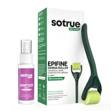 Sotrue Epifine Derma Roller For Hair Growth 0.5 MM With 540 Medical Grade Stainless Steel Needles