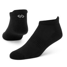 Dynamocks Black Solid Men Bamboo Ankle Length Socks - Free Size