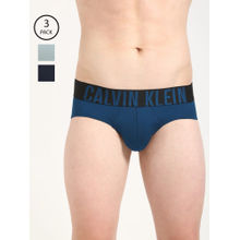 Calvin Klein Men Multi-Color Solid Briefs (Pack of 3)