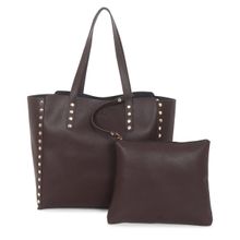 Yelloe Bag In Bag with Shoulder Bag Brown