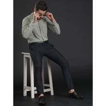 JAVINISHKA Sea Green Textured Lightweight Seersucker Party Wear Shirt