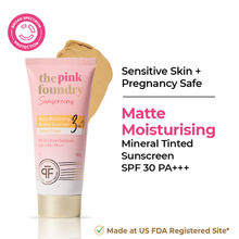 The Pink Foundry Tinted Matte Mineral Moisturising Sunscreen - SPF 30, PA+++ & UVA UVB Protection