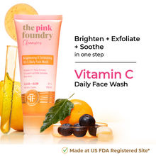 The Pink Foundry Brightening & Exfoliating Vit C Daily Face Wash