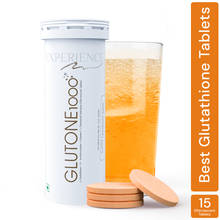 Glutone 1000 Setria L-Glutathione & Vitamin C Effervescent Tablets For Skin Brightening