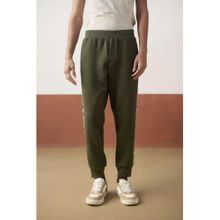 Muvazo Olive Plaid Fusion Jogger