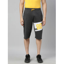 3PIN Cotton Grey Regular Fit Men's Shorts