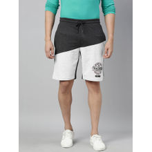 3PIN Cotton Grey Regular Fit Men's Shorts
