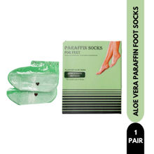House Of Beauty Aloe Vera Paraffin Foot Socks (1 Pair - 4 Times Reusable)