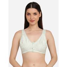 Mamma Presto Front Open Maternity Nursing Bra Green
