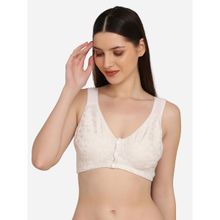 Mamma Presto Front Open Maternity Nursing Bra White