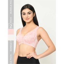 Mamma Presto Front Open Maternity Nursing Bra Multi-Color (Pack of 2)