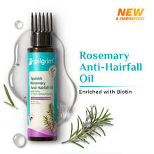 Pilgrim Spanish Rosemary & Biotin Hair GrowthOil Control Hairfall Thick Strong Hair with Applicator