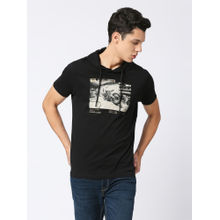 Pepe Jeans Brad Graphic Printed Hooded T-Shirt