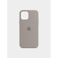 Treemoda Light Grey Solid Silicone Apple Back Case
