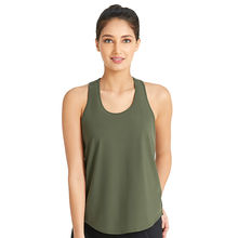 Amante Smooth And Seamless Fitness Tank Top - Green