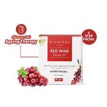 Glamveda Red Wine Advance Anti Ageing Facial Kit