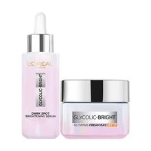 L'Oreal Paris Anti-Dark Spot, Glycolic Acid Skin Brightening Combo : Melasyl Serum + Cream